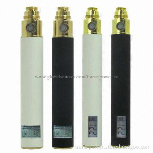 eGo LCD Batteries, Hot-sale in USA Market, 650/900/1,100mAh Battery Capacity, High Quality